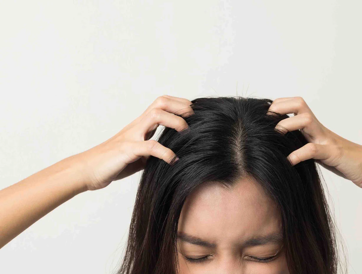 Sensitive scalp care — soothing an irritated scalp