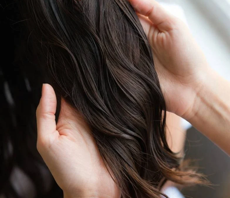 Woman with shiny, healthy hair — how to have healthier hair