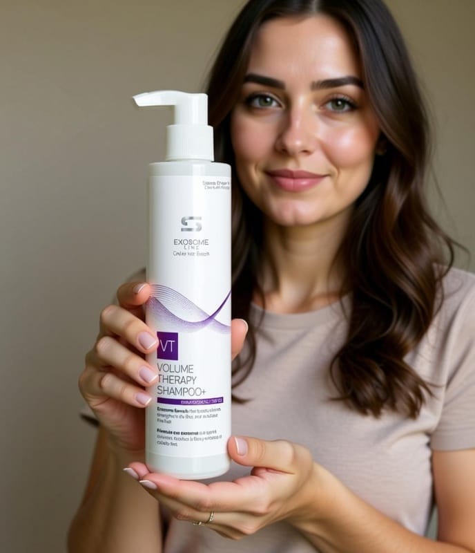 Hair lifted at the roots for volume — weightless root-lift routine