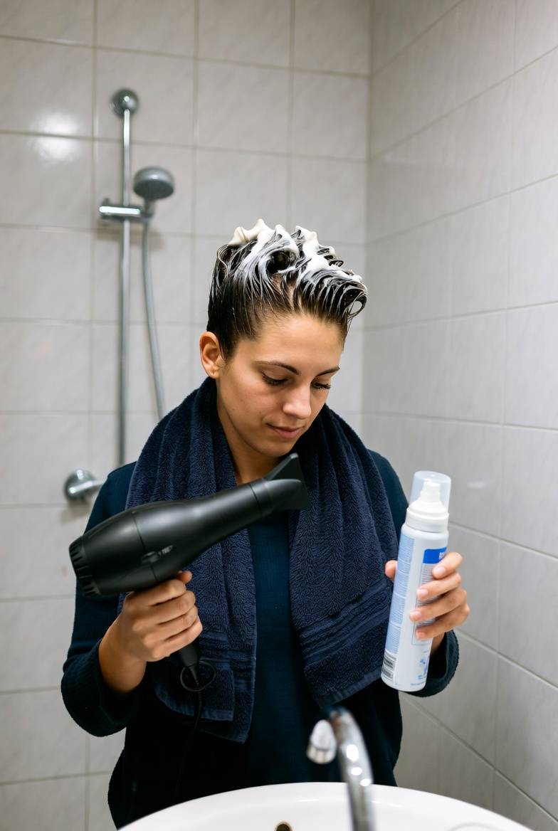 Hair dryer, styling foam and gel — are they harmful to the hair?