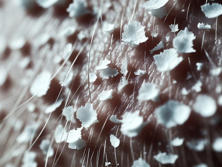Dandruff flakes on the scalp and hair — what dandruff is and why it occurs