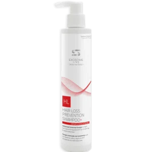 Hair Loss Prevention Shampoo Plus 250 ml by SIMONE TRICHOLOGY, an exosome shampoo for thinning hair
