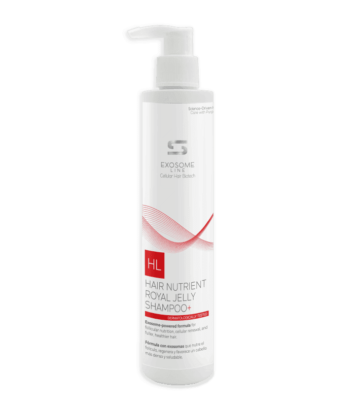 Hair Nutrient Royal Jelly Shampoo Plus 250 ml by SIMONE TRICHOLOGY, for fine, fragile hair