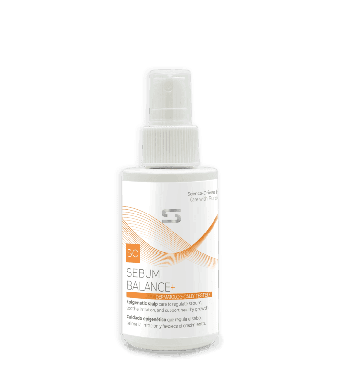 Sebum Balance Plus by SIMONE TRICHOLOGY, a no-rinse scalp serum for oily and combination scalps