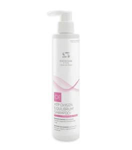 ATP Oxygen Equilibrium Shampoo Plus 250 ml by SIMONE TRICHOLOGY, a scalp detox shampoo for flat roots