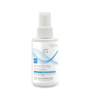 Keratin DNA Therapy Plus by SIMONE TRICHOLOGY, a leave-in keratin serum for damaged, over-processed hair
