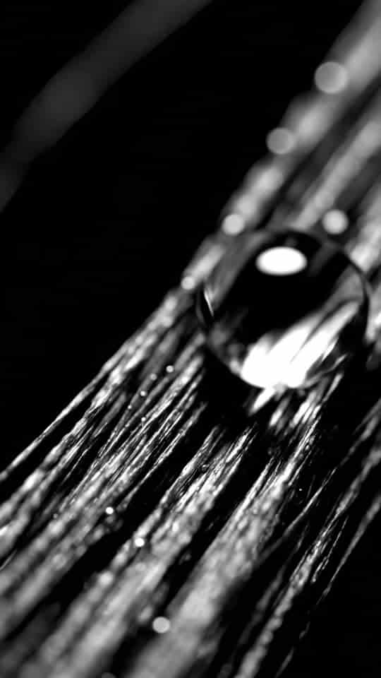 Serum droplet absorbing into a hair fibre under macro magnification — SIMONE TRICHOLOGY