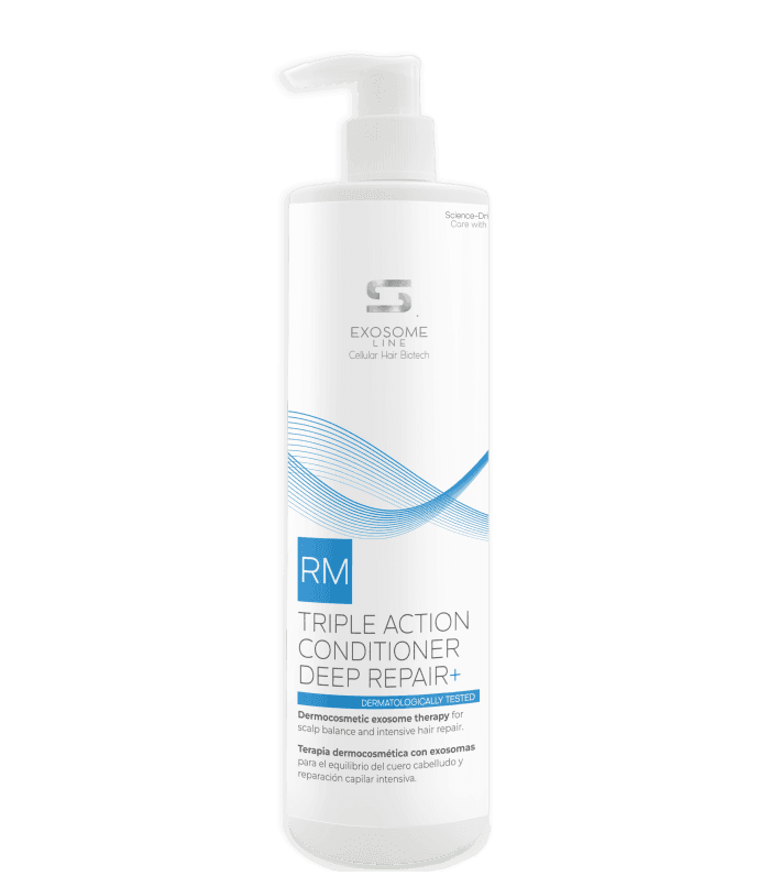 Triple Action Conditioner Deep Repair Plus 500 ml by SIMONE TRICHOLOGY, for dry, damaged hair